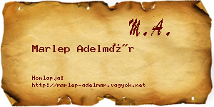 Marlep Adelmár névjegykártya